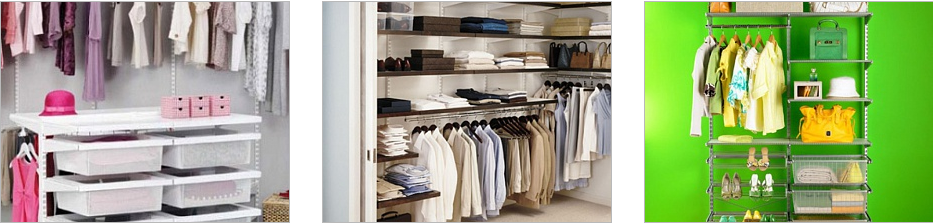 ELFA - системы хранения для гардеробных из Швеции