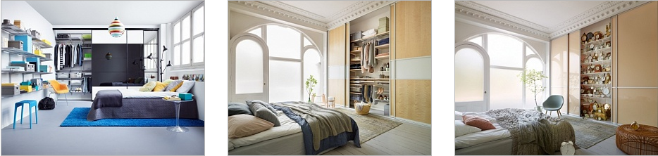 ELFA - системы хранения для спальни из Швеции