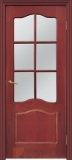 Испанские межкомнатные двери VALDO PUERTAS - Санта Мария 737 ПОР Шпон Красного дерева